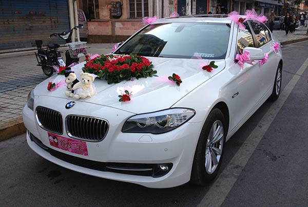 寶馬5系婚禮花車